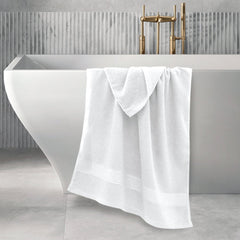 Jumbo Bath Towel 600 GSM 100% Combed Cotton, Extra Large 35x70" (90x180cm), Ultra-Absorbent & Soft Jacquard Border Hotel Spa Quality, Durable for Daily Use, Gift Pack