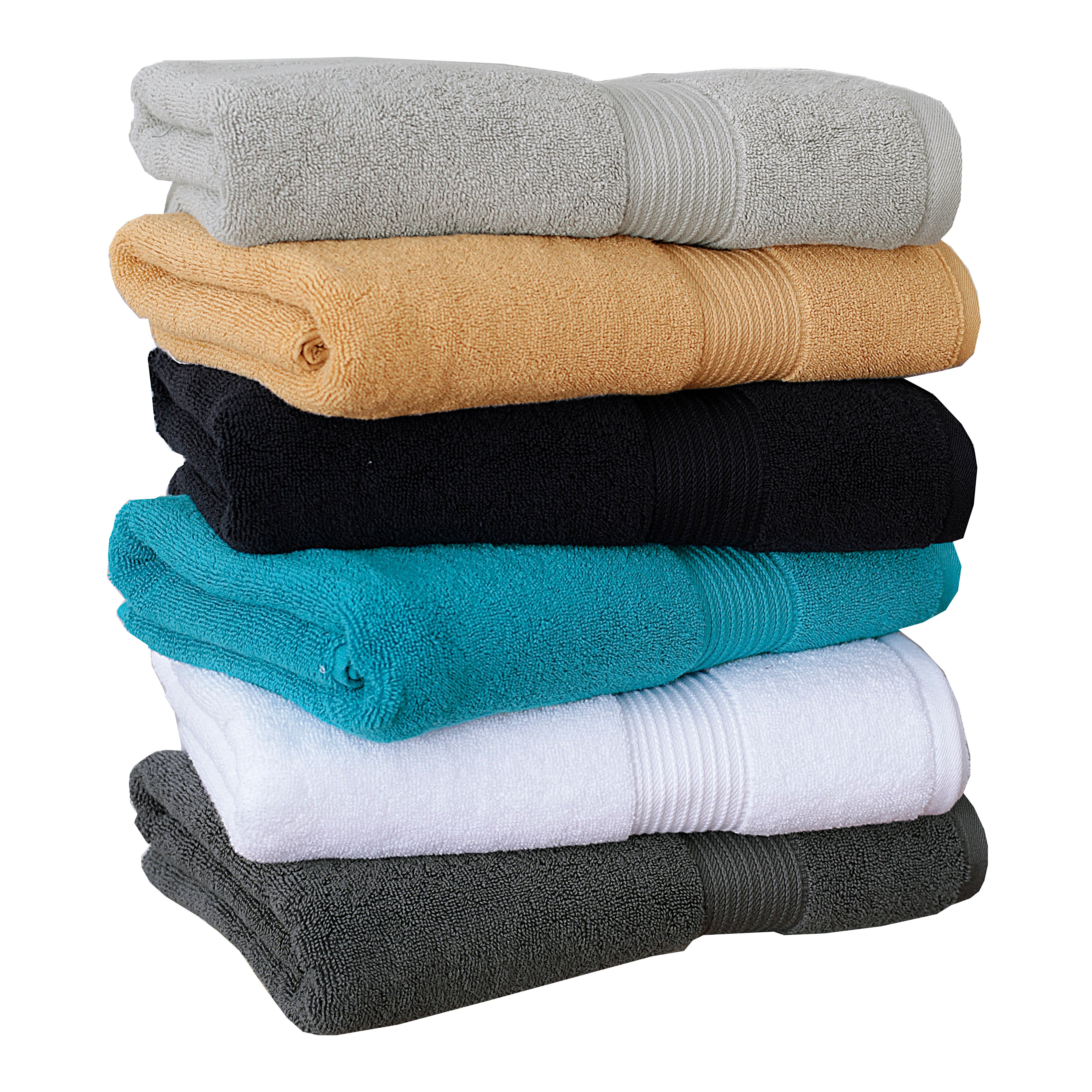Siesta Zen Export Quality Super Soft Bath Towel 27x54" (70x140cm) 100% Premium Cotton - 600 GSM