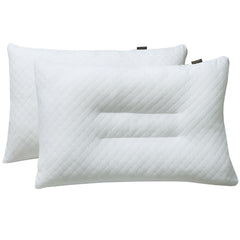 Siesta Zen Export Quality Neck & Cervical Ergonomic Bamboo Pillow – Hollowfibre Filled