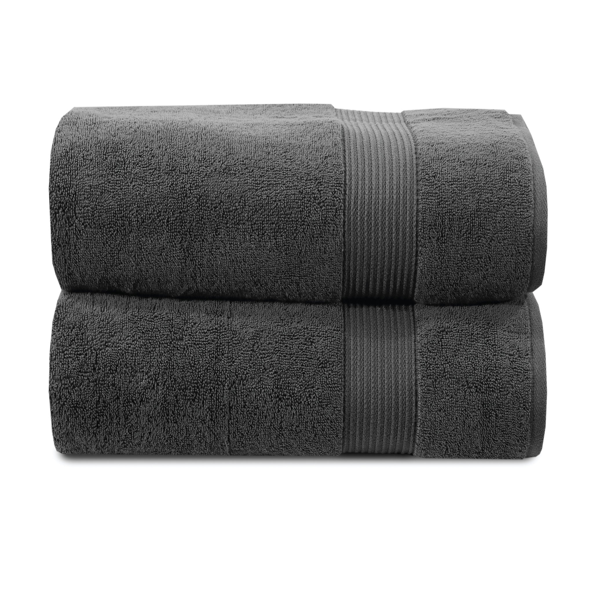 Siesta Zen Export Quality Jumbo Bath Sheet Towel Extra Large 35x70" (90x180cm) 100% Premium Cotton - 600 GSM