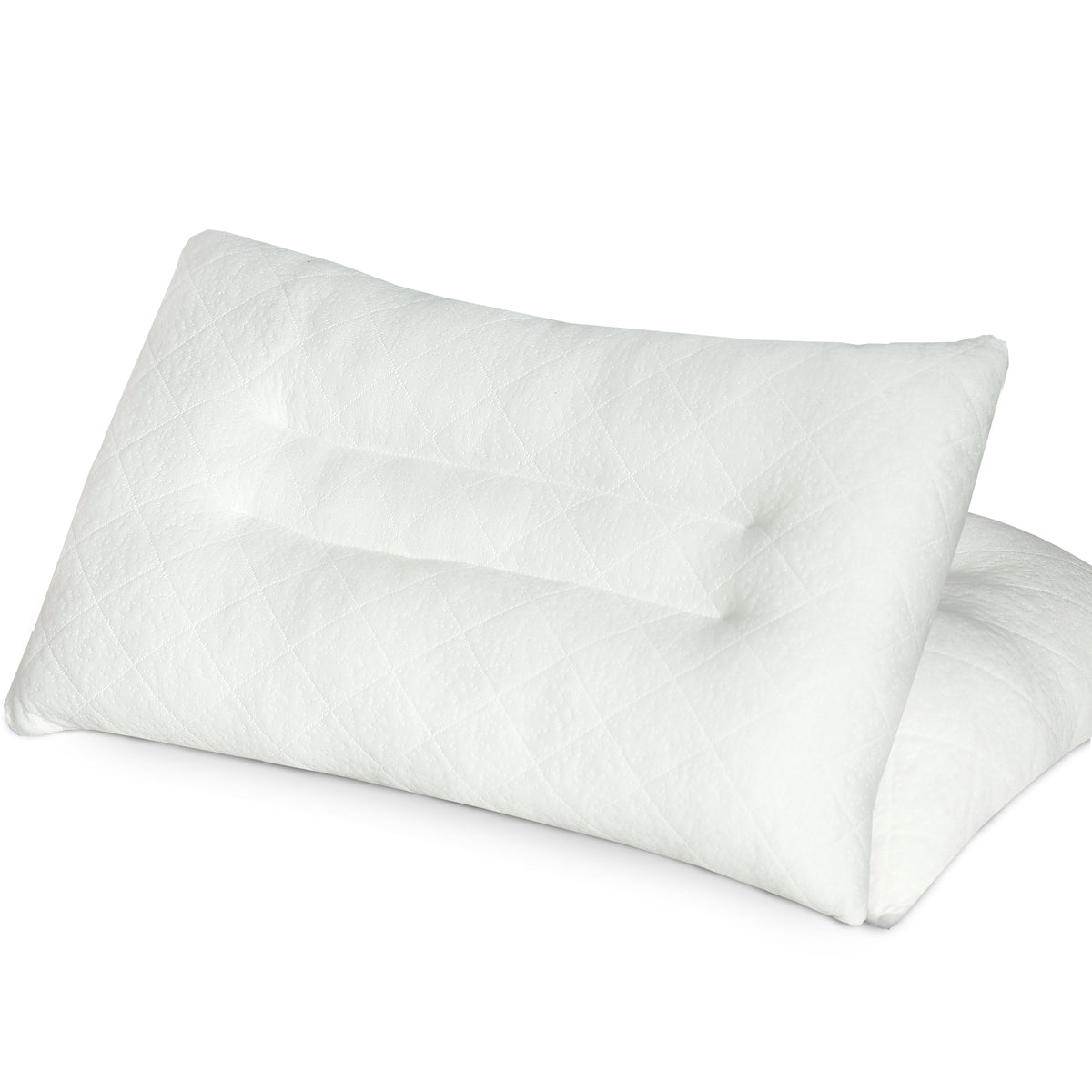 Siesta Zen Export Quality Neck & Cervical Ergonomic Bamboo Pillow – Hollowfibre Filled