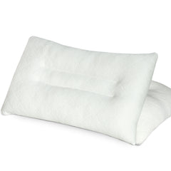 Siesta Zen Export Quality Neck & Cervical Ergonomic Bamboo Pillow – Hollowfibre Filled