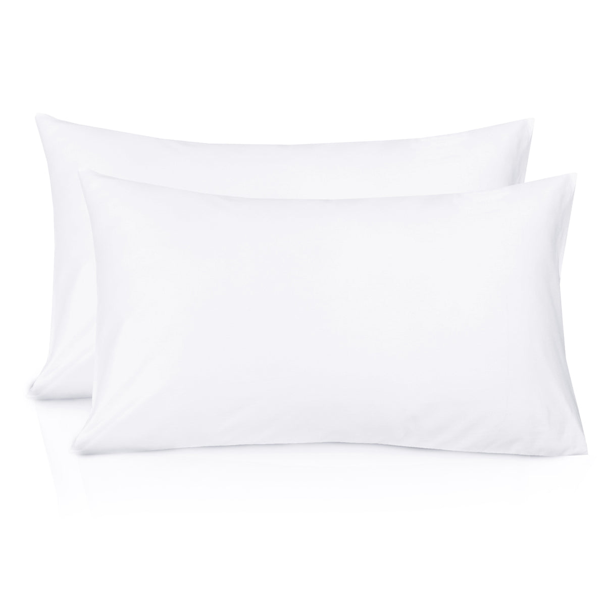 Siesta Zen 100% Egyptian Cotton Housewife Pillowcases 800 Thread Count Luxury Cooling Sateen, Ultra-Soft, Silky & Hypoallergenic 5 star Hotel Quality Standard size 50x75cm Pair pack