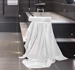 Siesta Zen Jumbo Bath Towels (Pack of 2) 600 GSM, 100% Combed Cotton, Extra Large 90x180cm, Ultra-Absorbent, Soft Hotel Quality with Jacquard Border